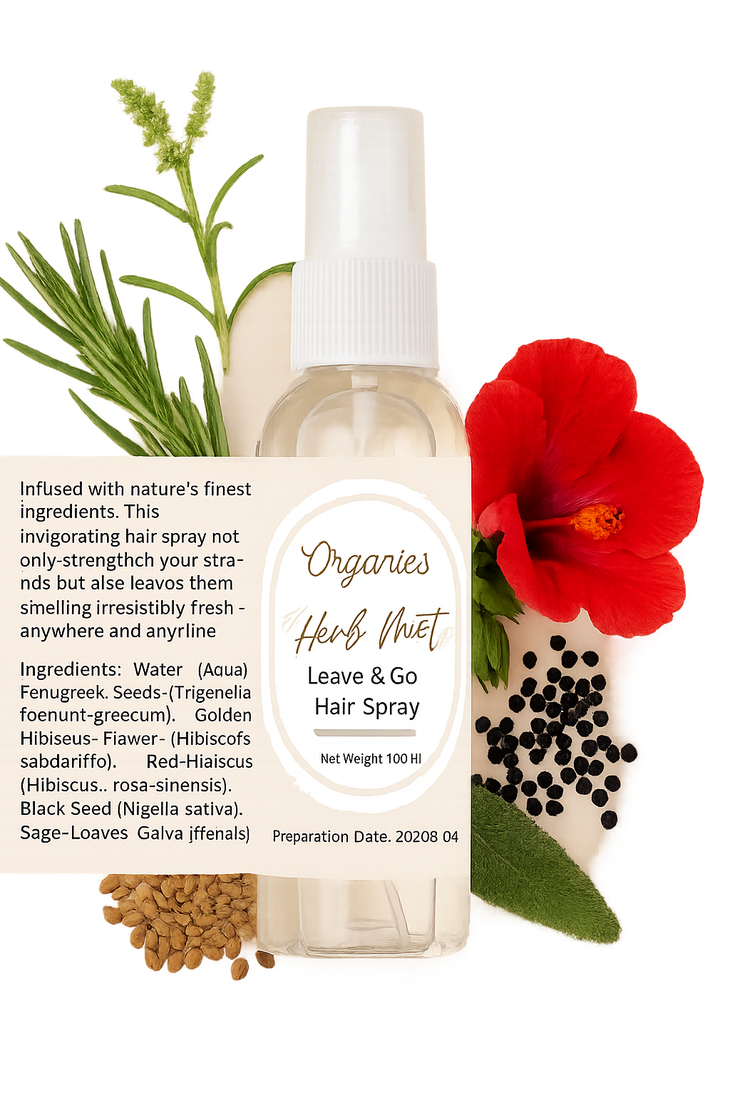 Natural Hair Spray