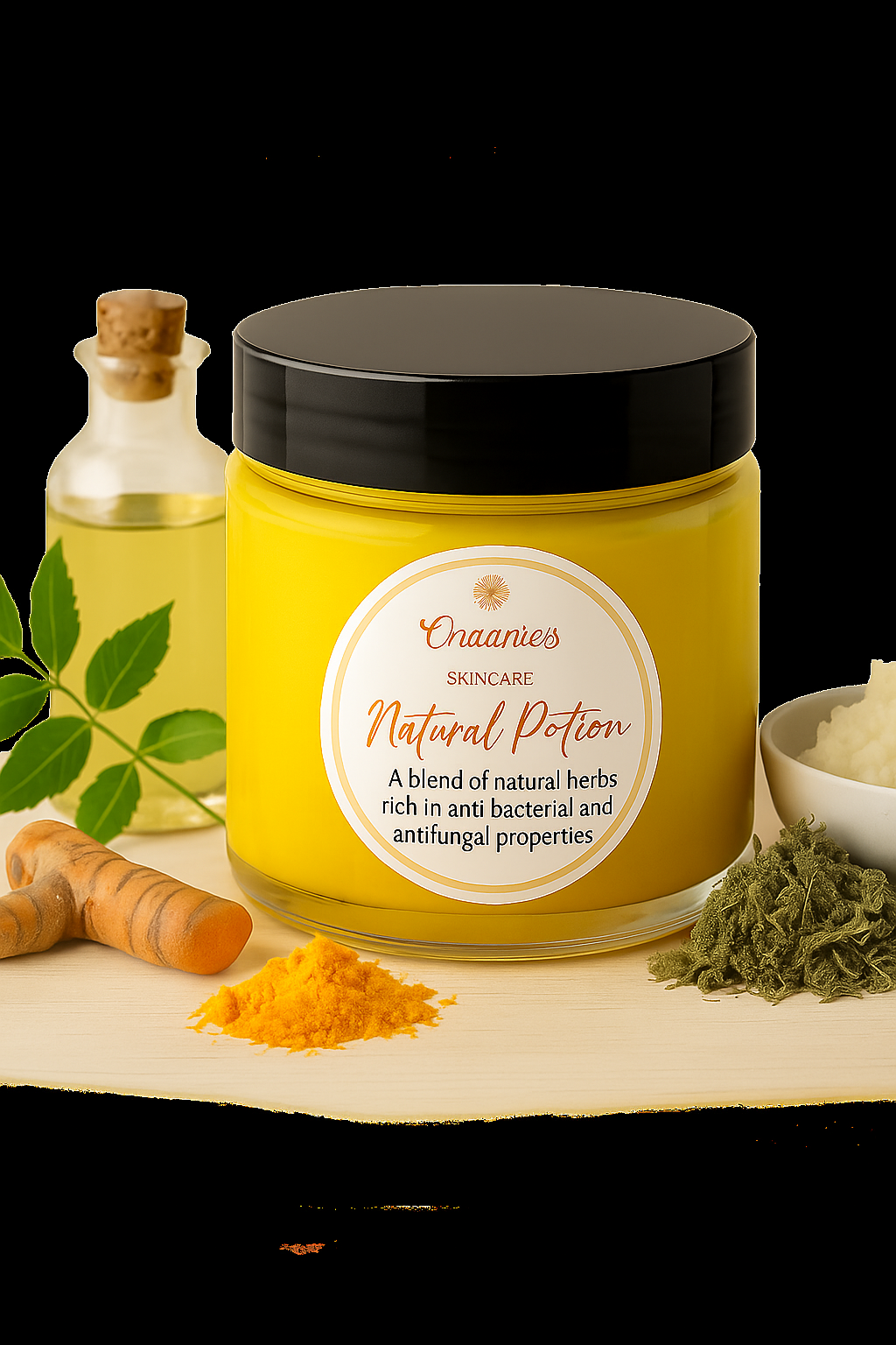 Natural Potion Cream with Antifungal Properties