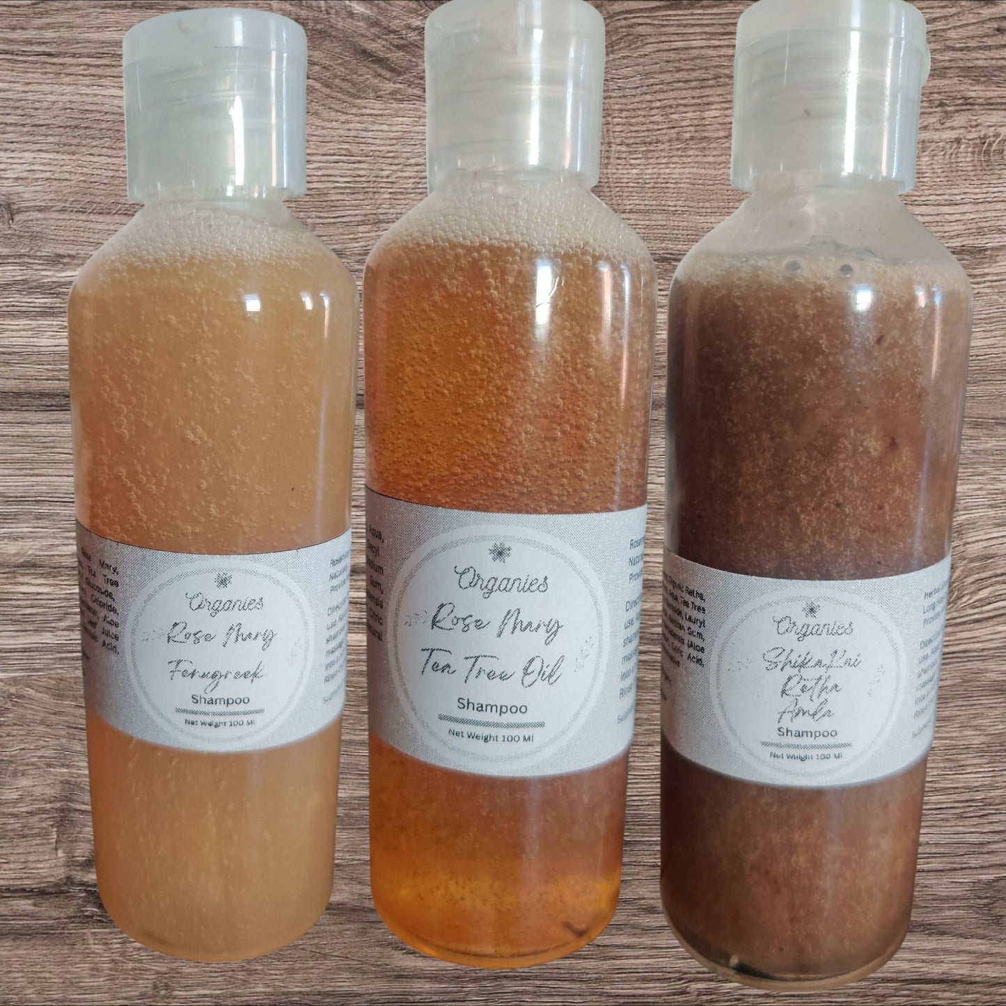 Natural Shampoo - Pack of three
