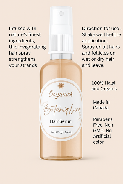 Organies Hair Serum with Organic herbs