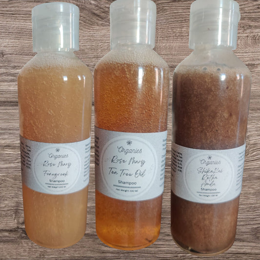 Natural Shampoo - Pack of three